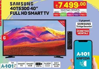 SAMSUNG 40 FULL HD SMART TV